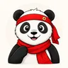 Mr. Panda mascot for China Survival Guide