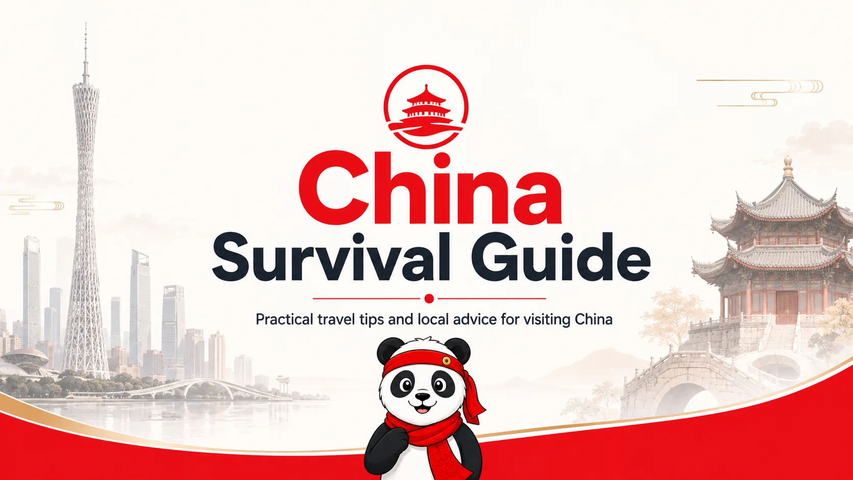 China Survival Guide brand banner with Mr. Panda mascot